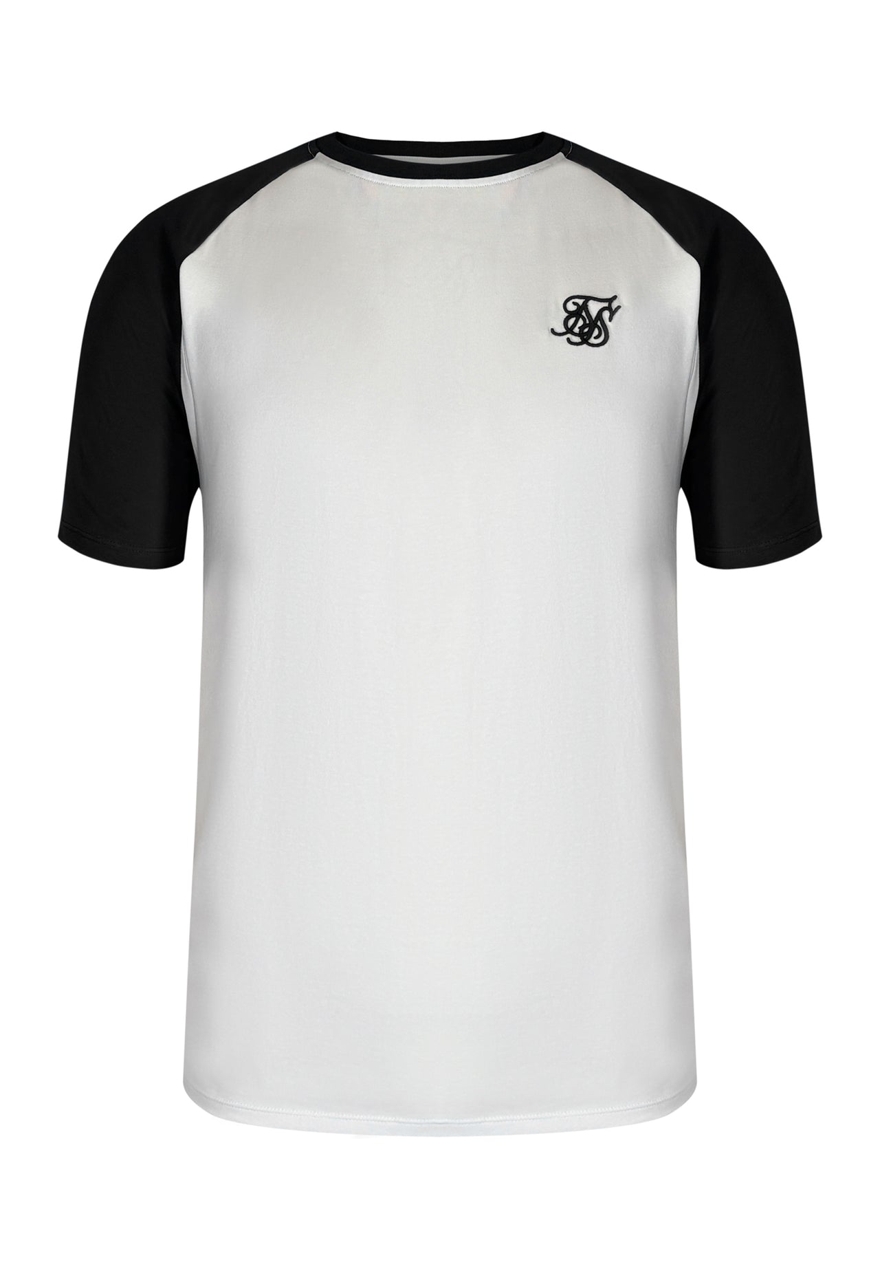 White and Black Raglan T-Shirt (5)