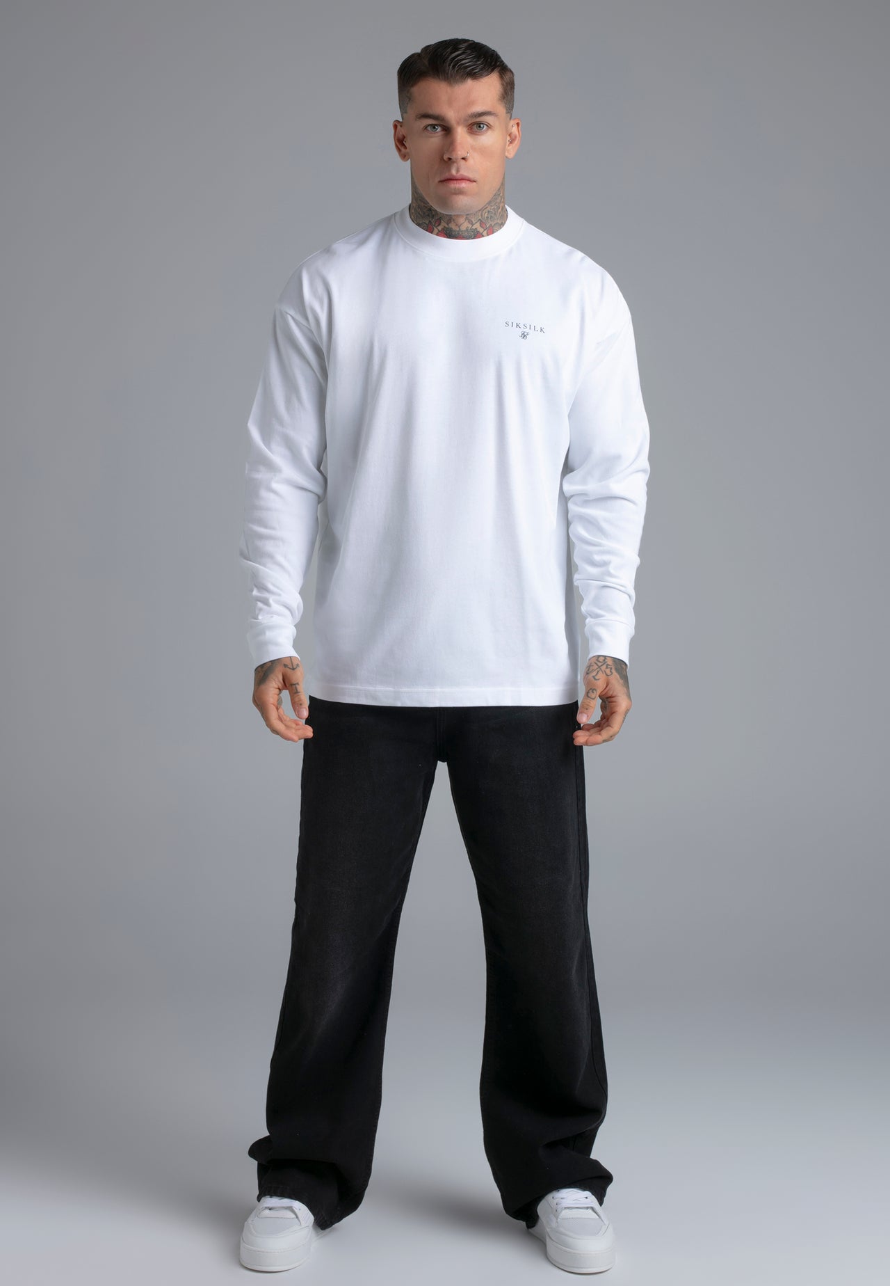 White Long Sleeve T-Shirt (1)