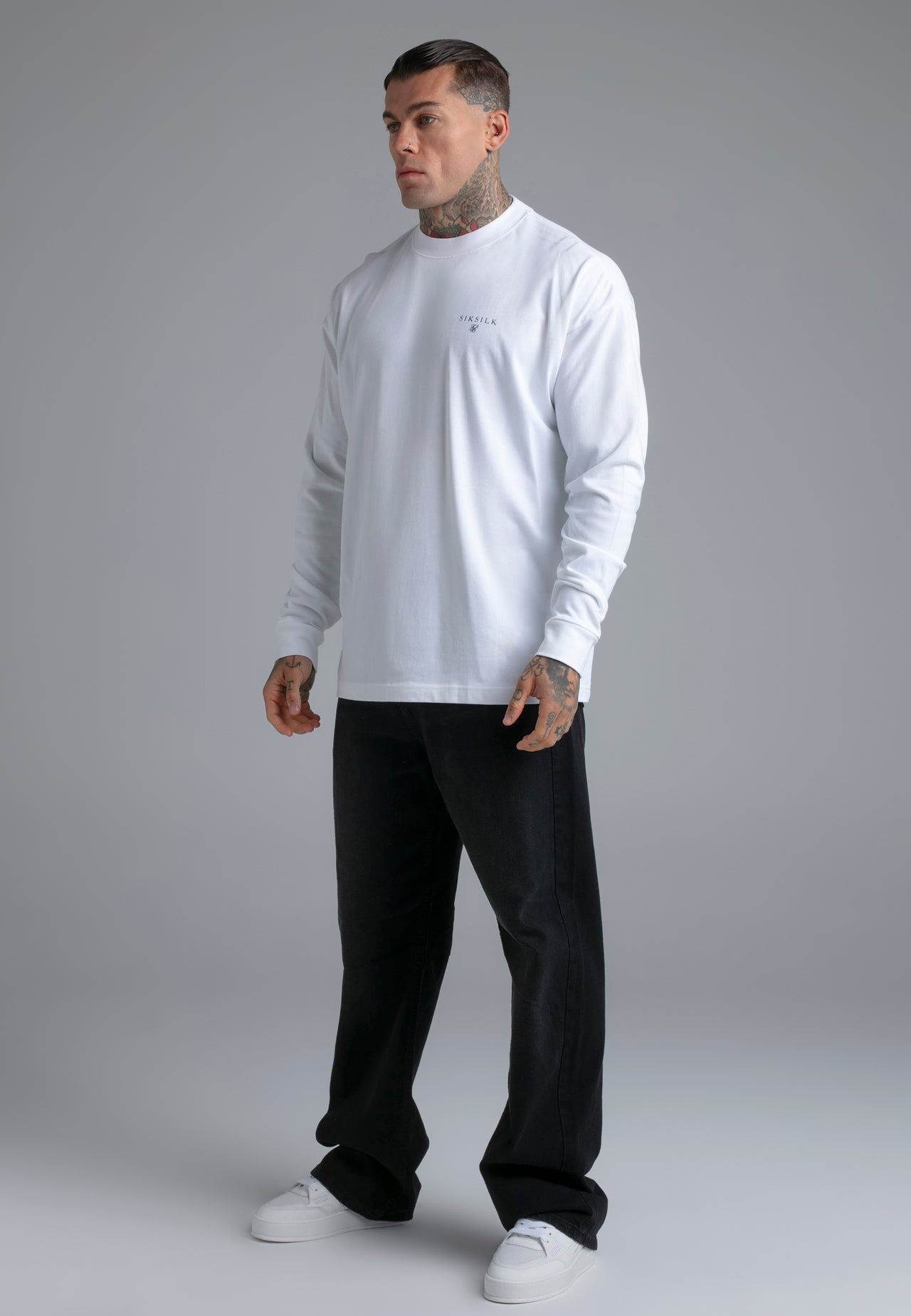 White Long Sleeve T-Shirt (2)