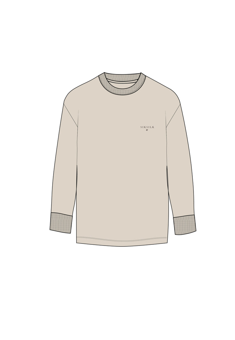 Ecru Long Sleeve T-Shirt