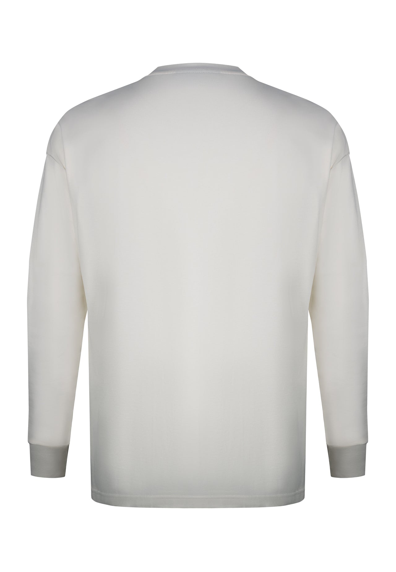 Ecru Long Sleeve T-Shirt (6)