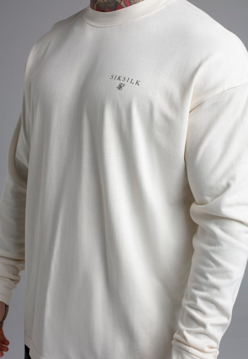 Ecru Long Sleeve T-Shirt (1)
