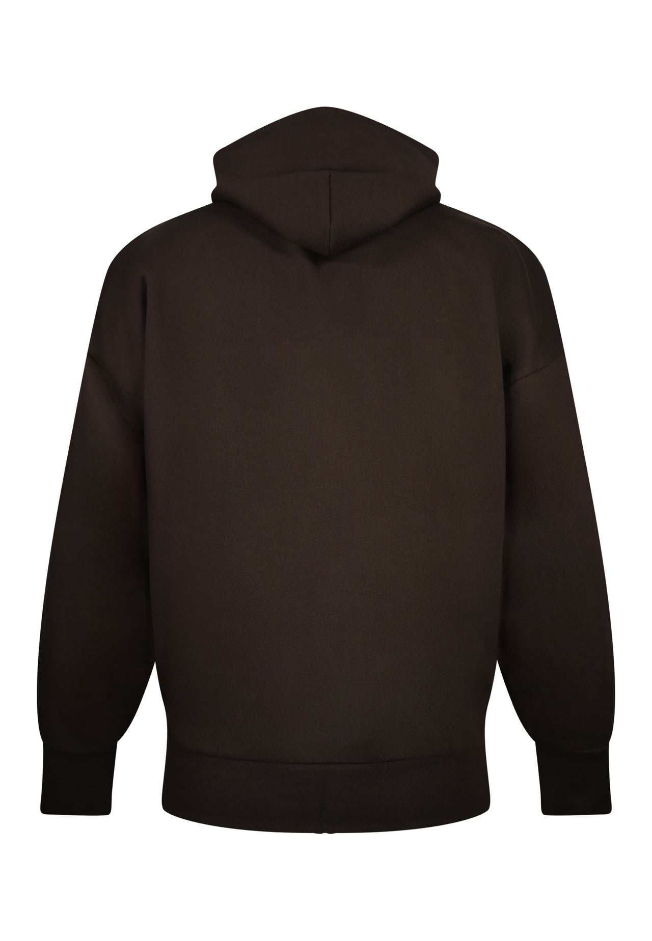 Brown Essentials Full Zip Hoodie (7)