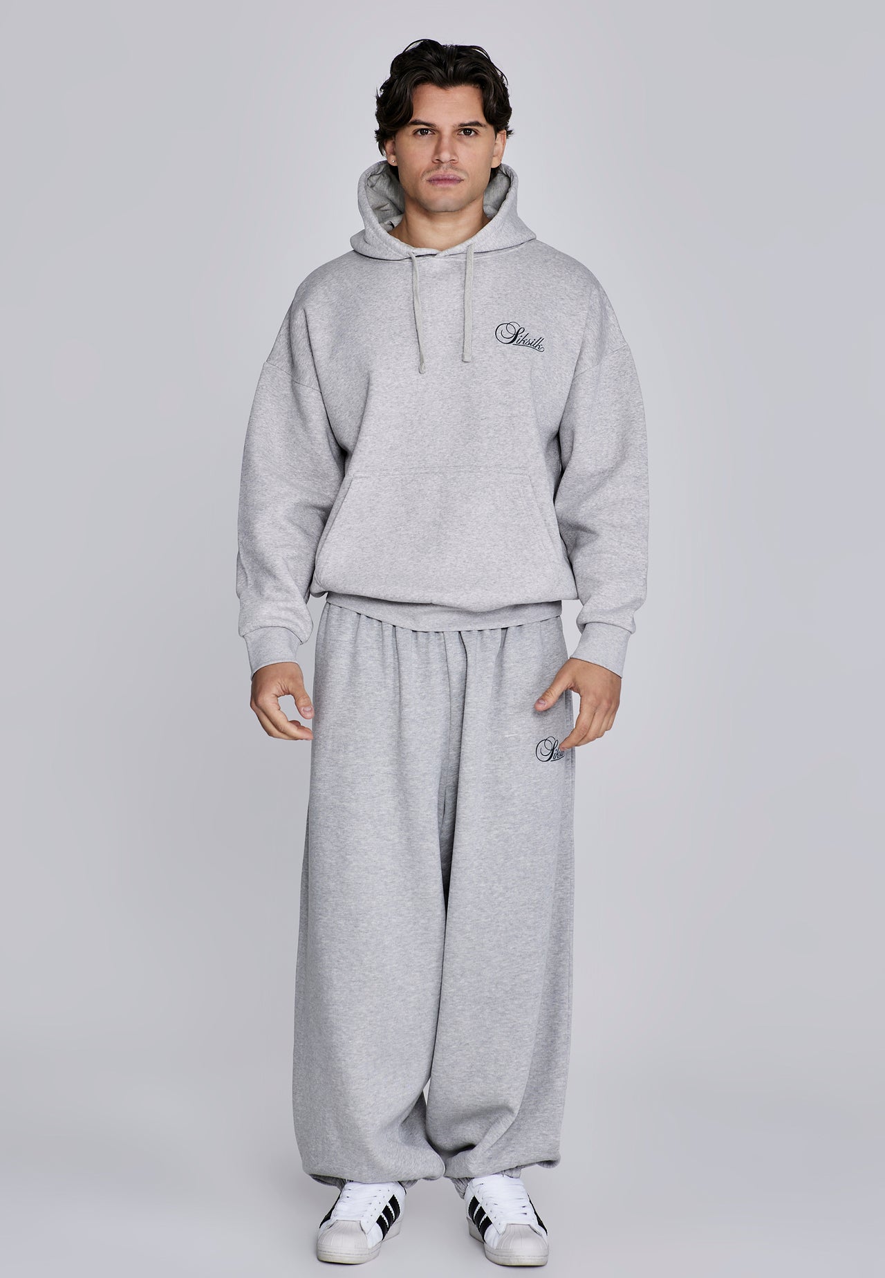 Grey Marl Essentials Joggers (3)