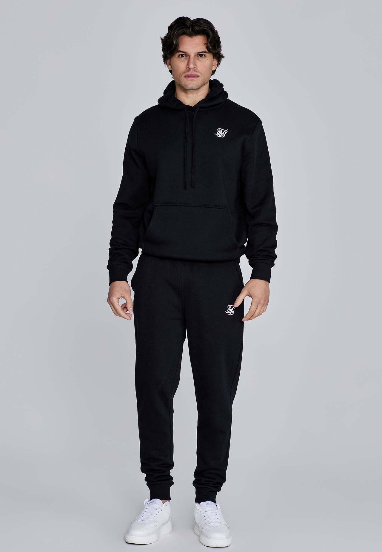 Black Hoodie and Joggers Set