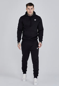 Black Hoodie and Joggers Set