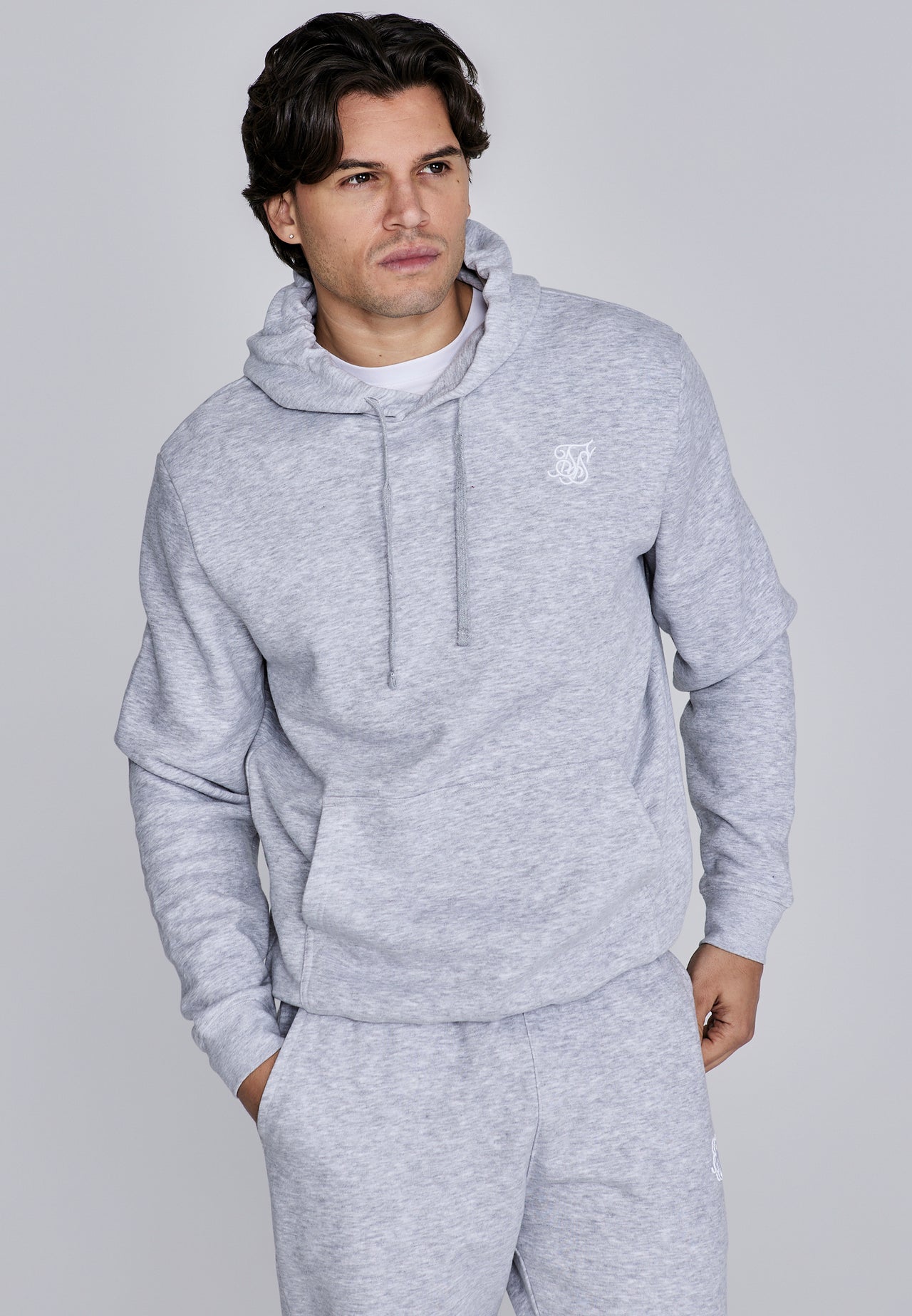 Grey Marl Hoodie and Joggers Set (1)