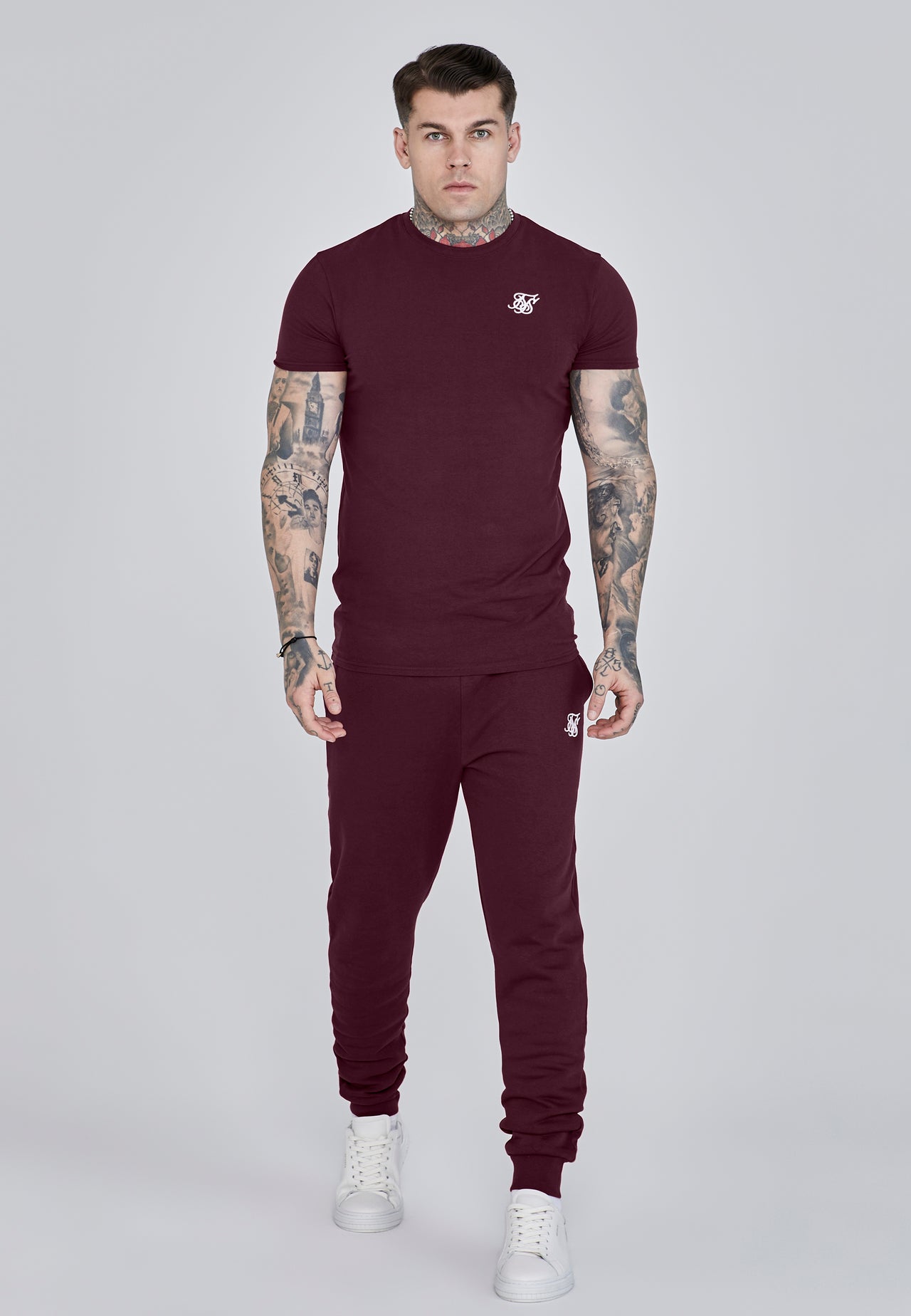 Burgundy Essentials T-Shirt (1)