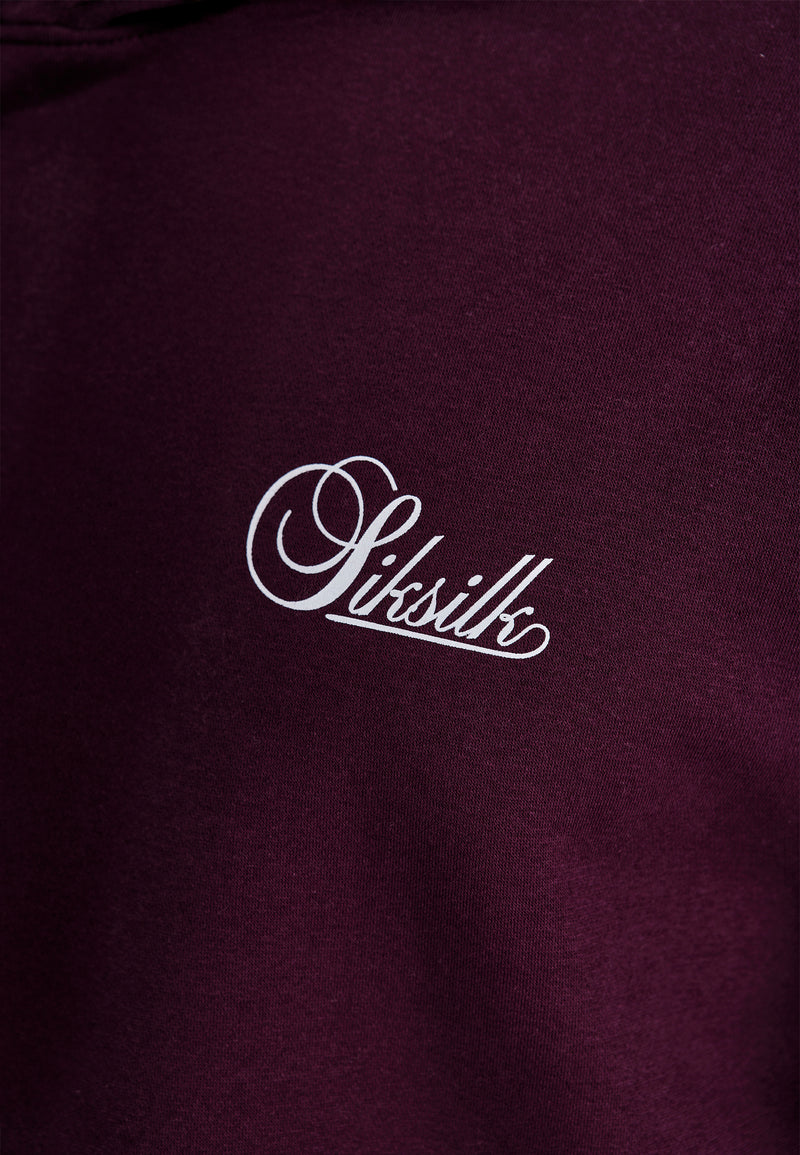 Burgundy Essentials Hoodie (1)