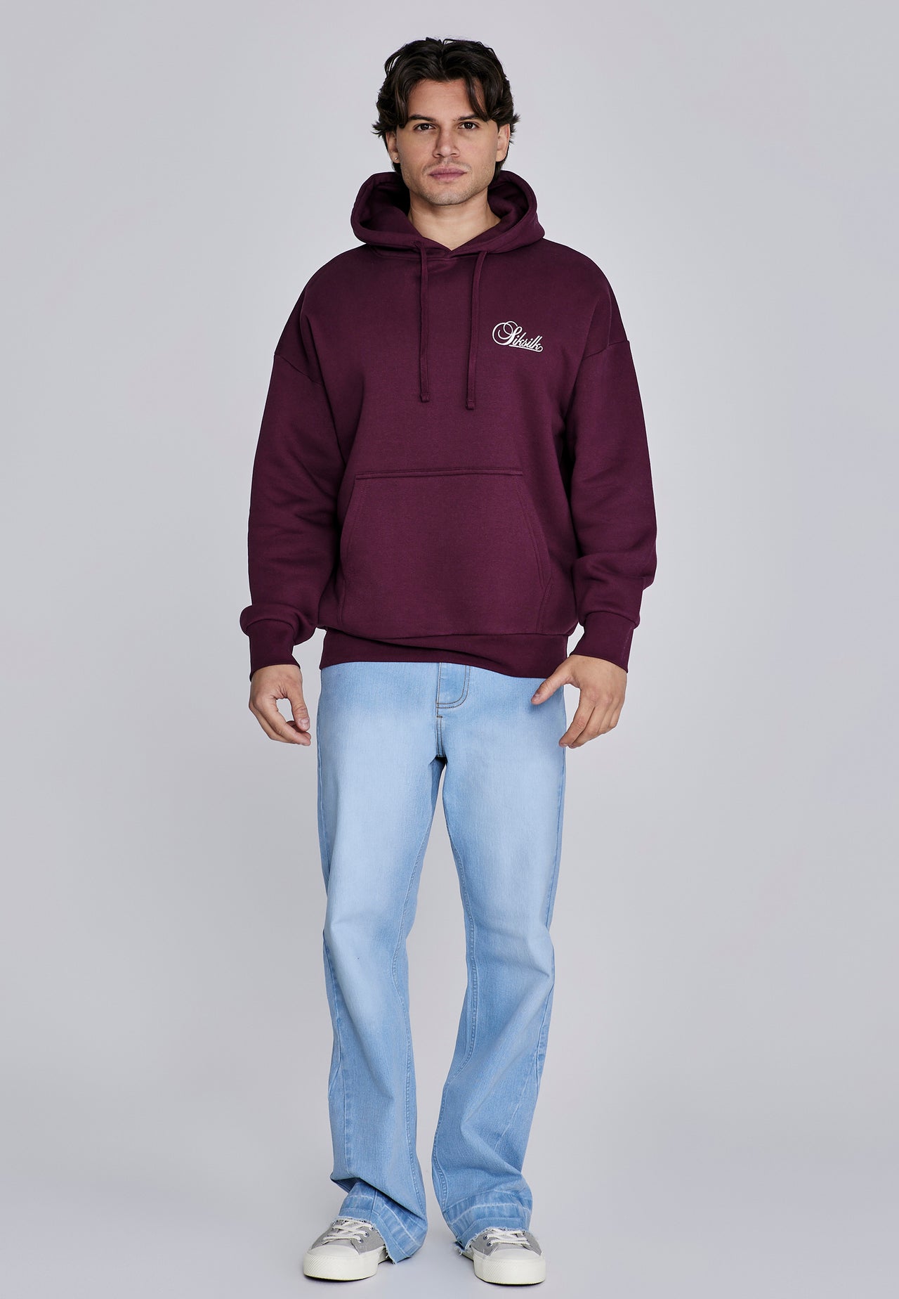 Burgundy Essentials Hoodie (2)