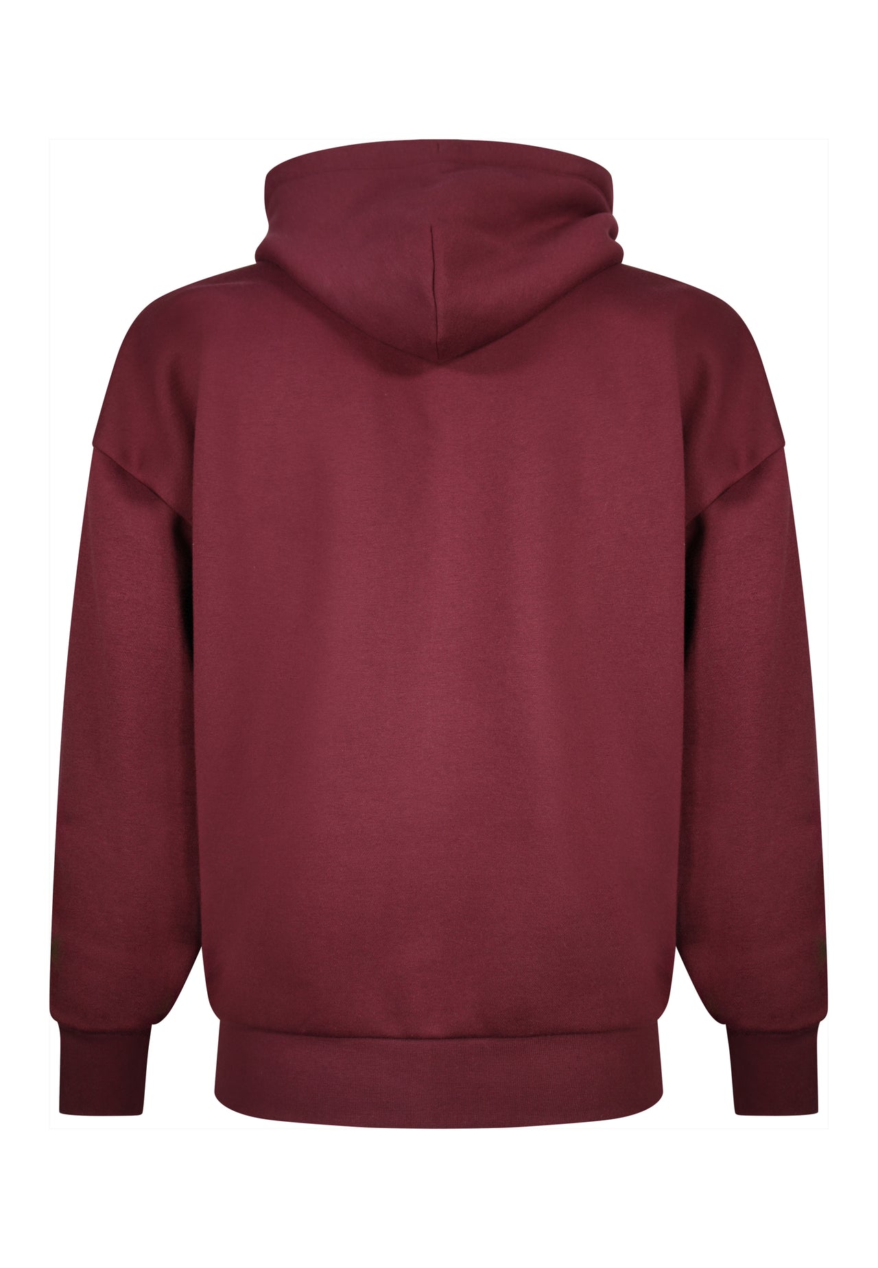 Burgundy Essentials Full Zip Hoodie (6)