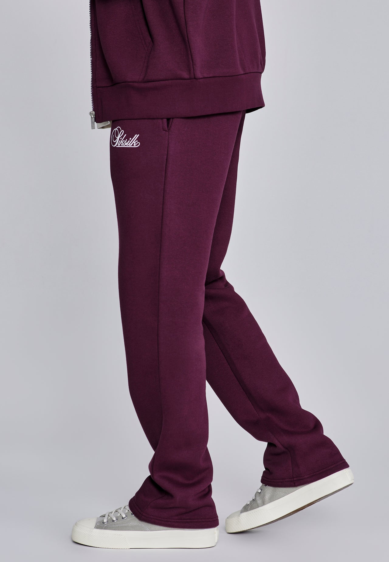 Burgundy Essentials Track Pants (2)