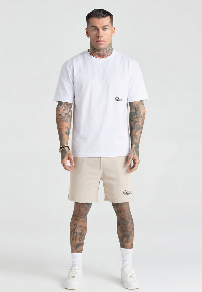 Ecru Essentials Shorts (1)