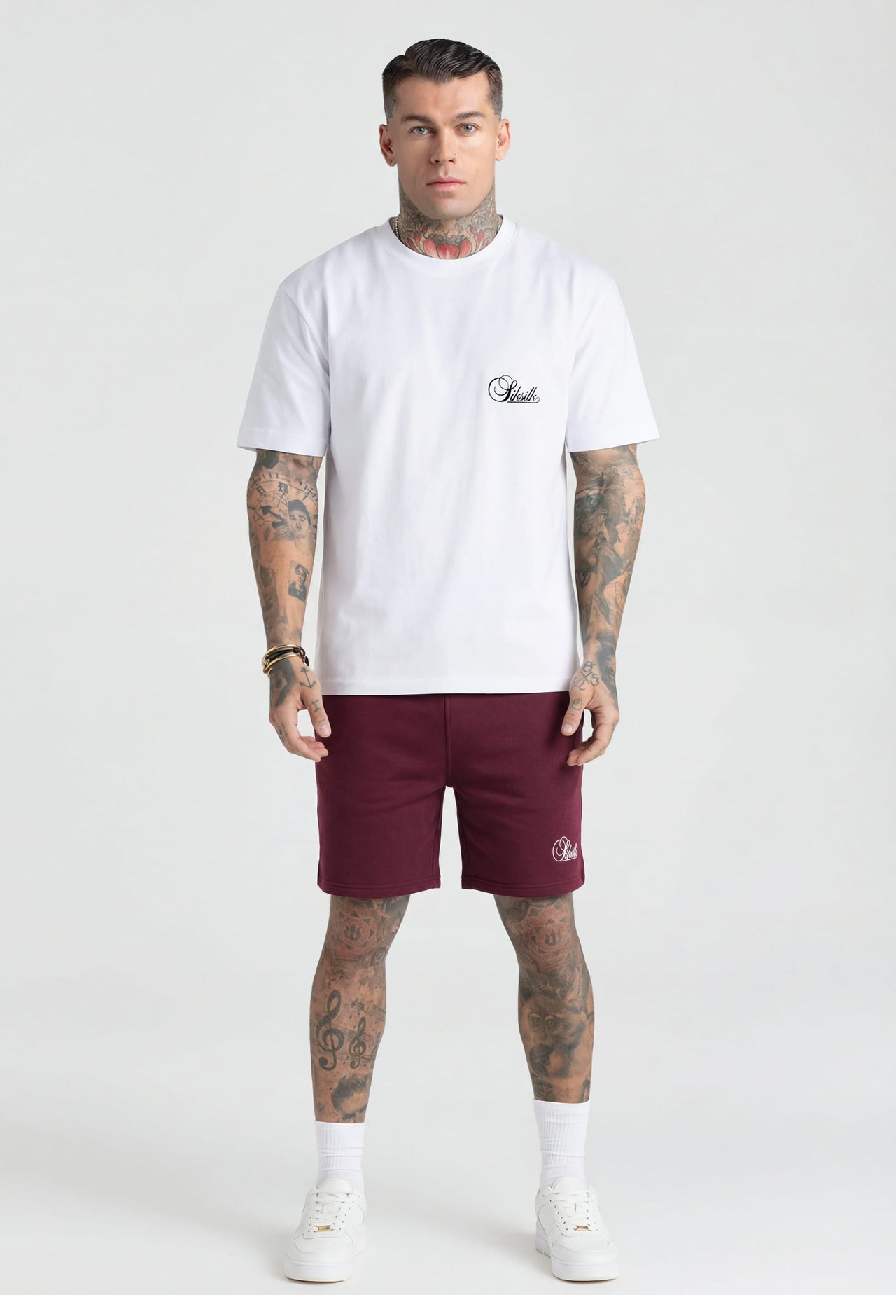 Burgundy Essentials Shorts (1)