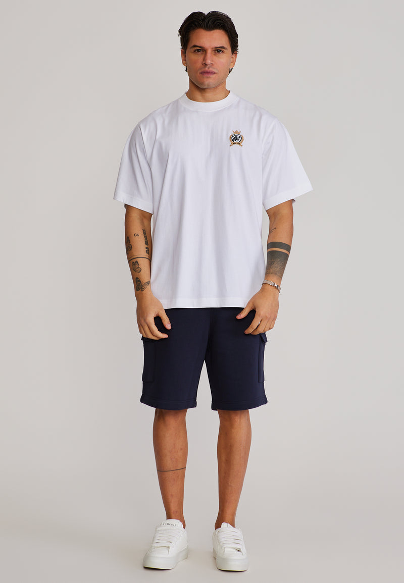 Navy Essentials Cargo Shorts (1)