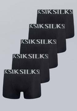 Black Pack of 5 Boxer Shorts