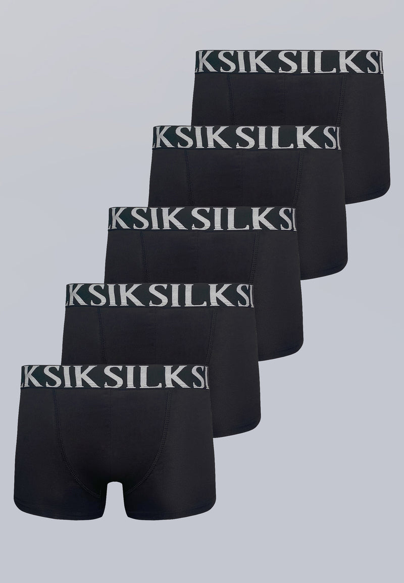 Black Pack of 5 Boxer Shorts