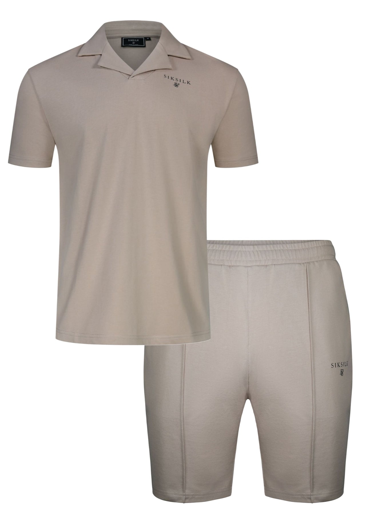 Beige Polo and Shorts Set (5)