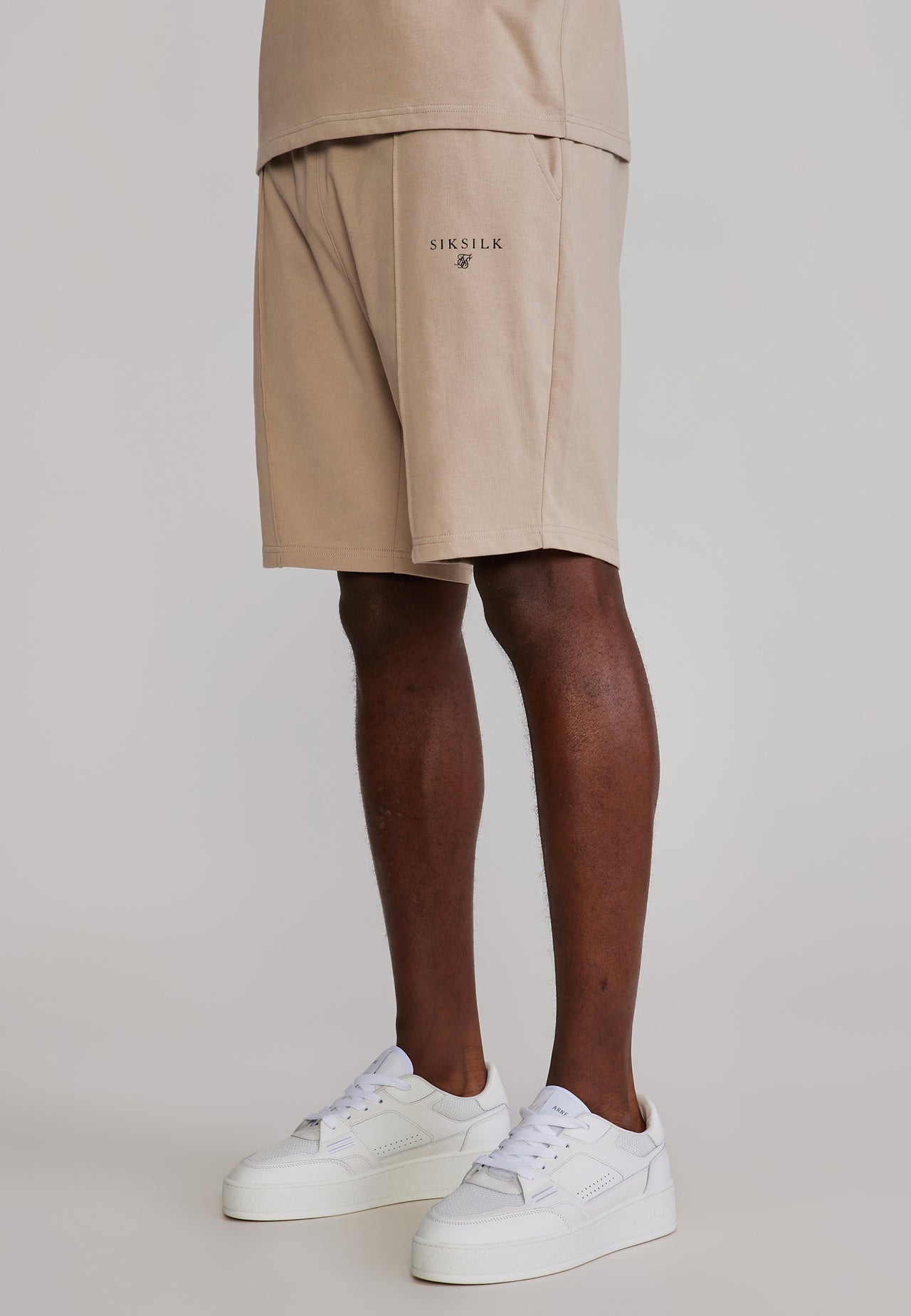 Beige Polo and Shorts Set (2)