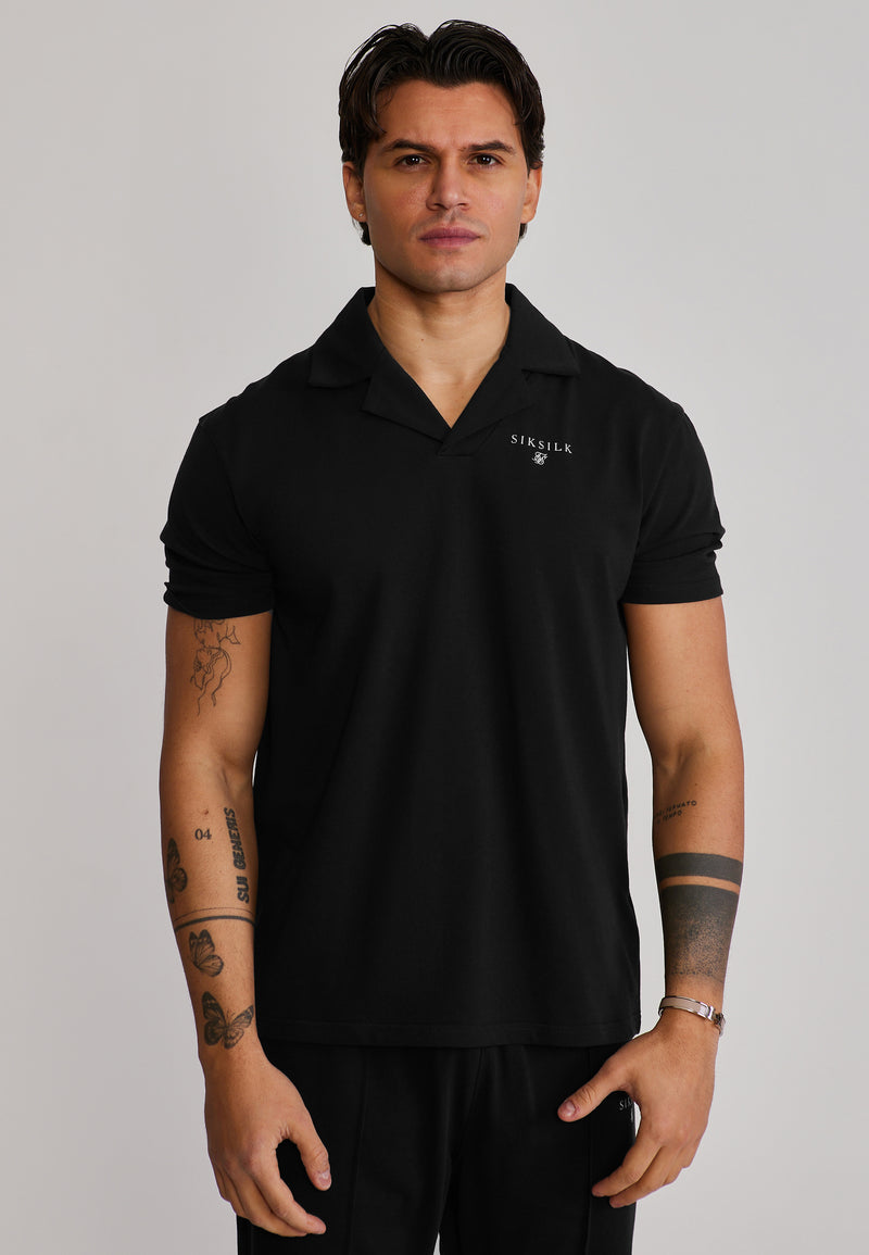 Black Polo and Shorts Set (1)