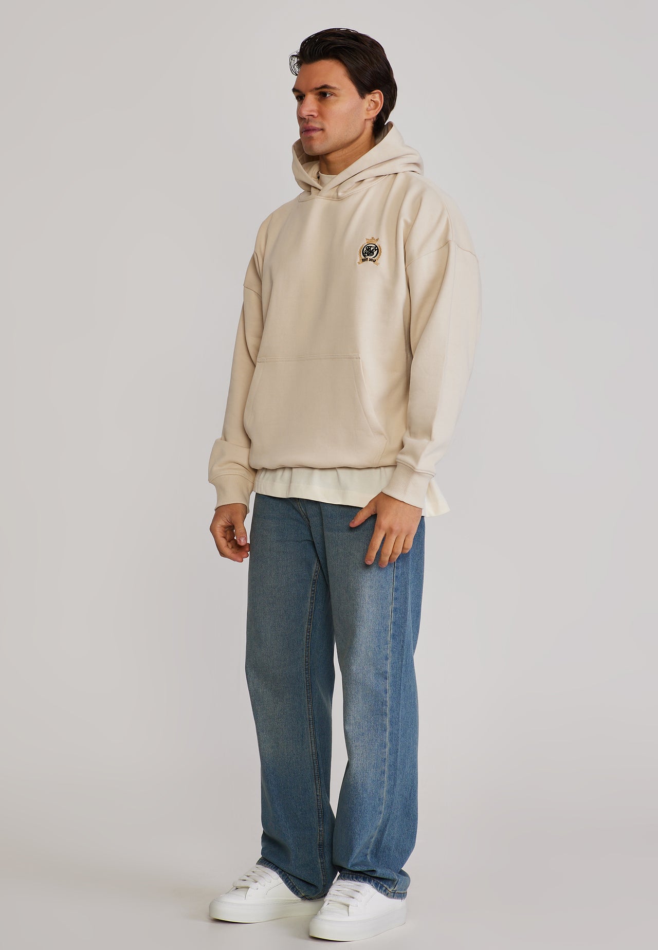 Ecru Crest Hoodie (3)