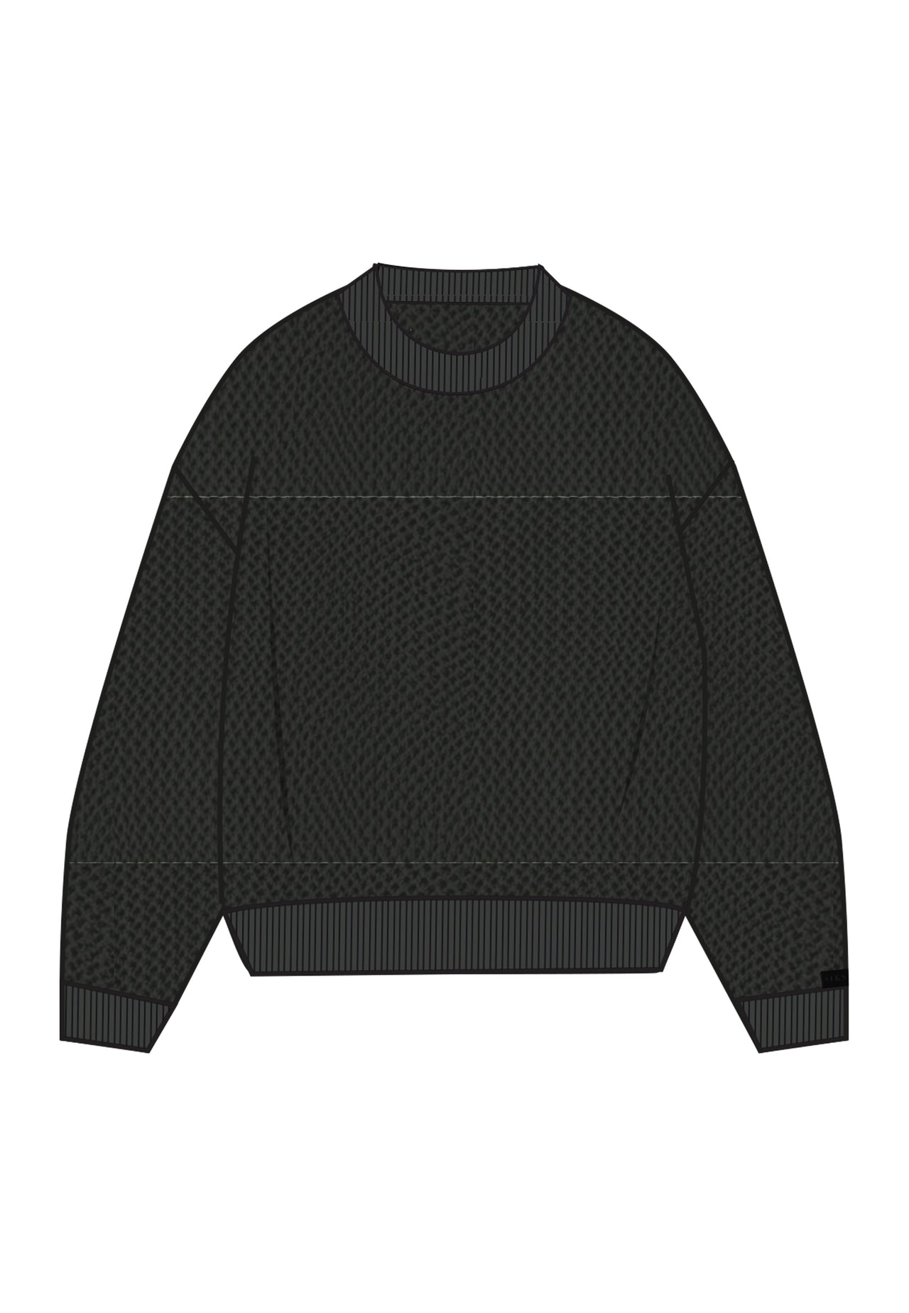 Black Knitted Sweater