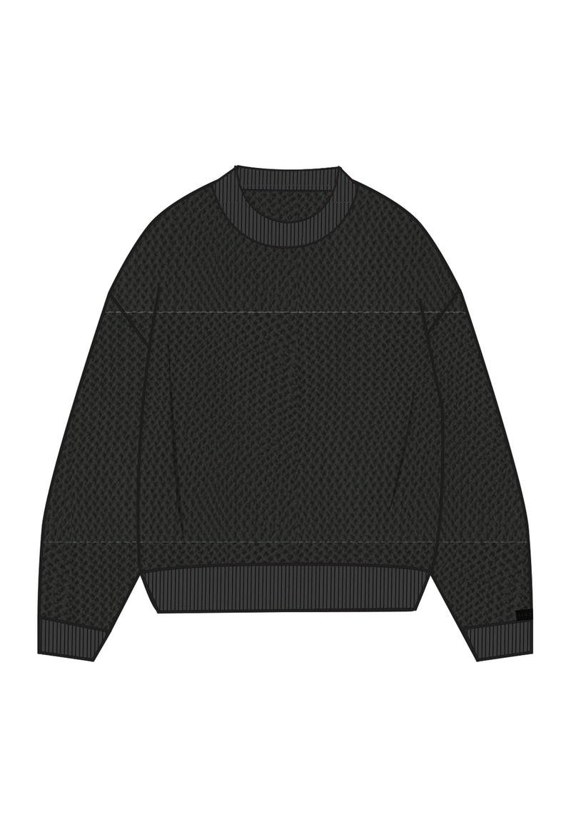 Black Knitted Sweater