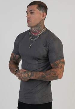 Grey Muscle Fit T-Shirt