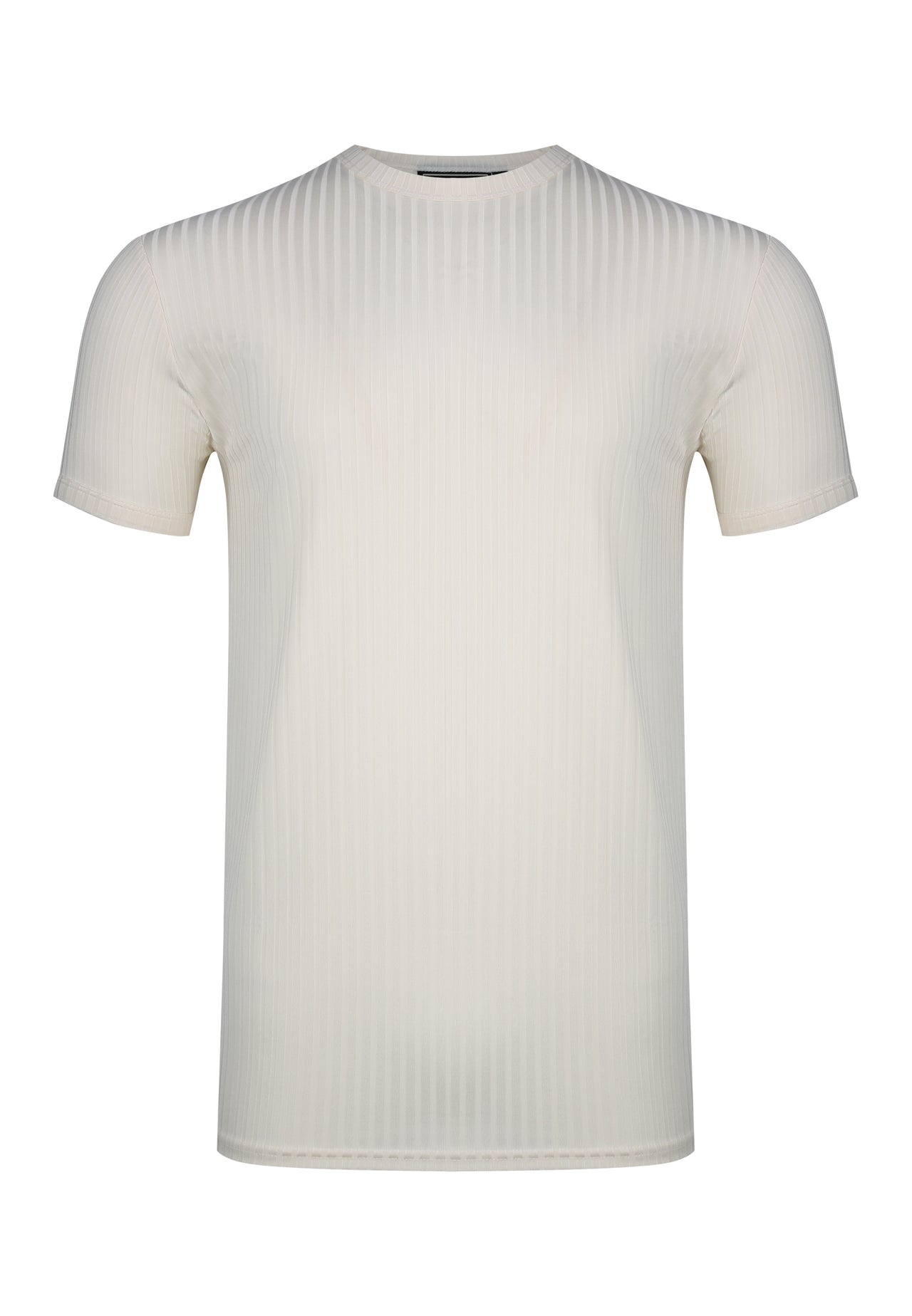 Ecru Muscle Fit T-Shirt (5)