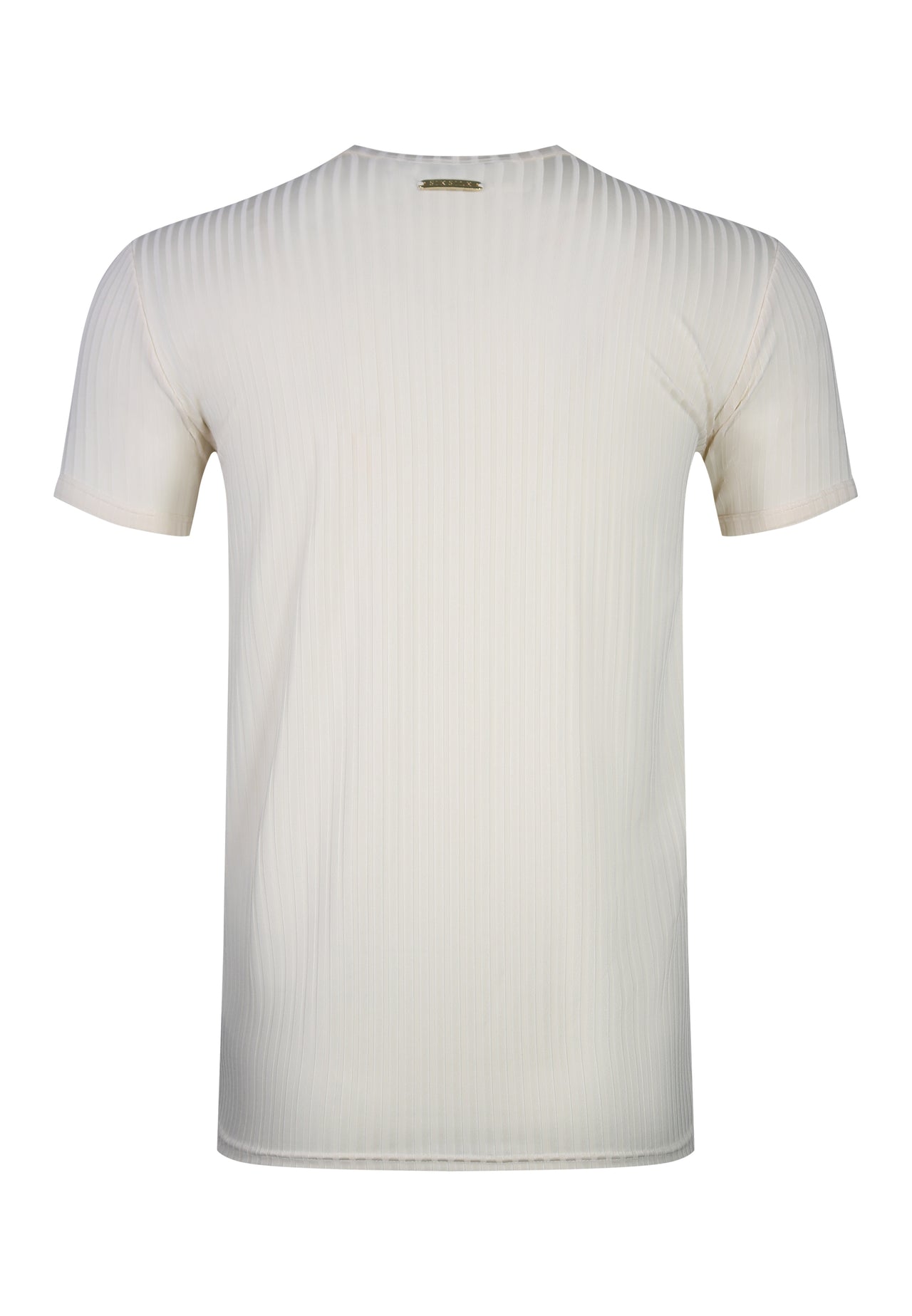 Ecru Muscle Fit T-Shirt (6)