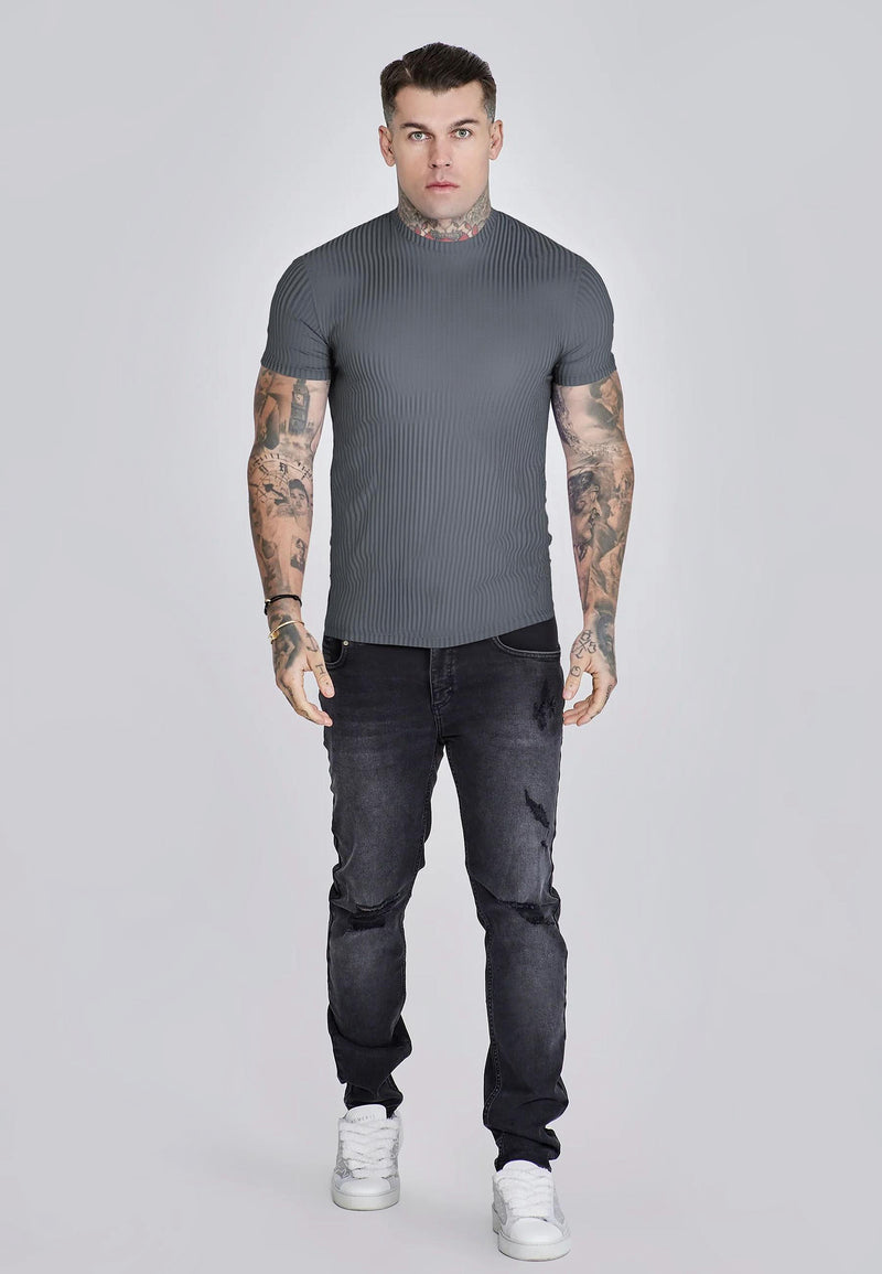 Blue Muscle Fit T-Shirt