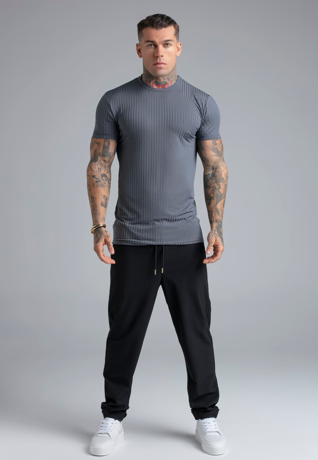 Blue Muscle Fit T-Shirt (2)