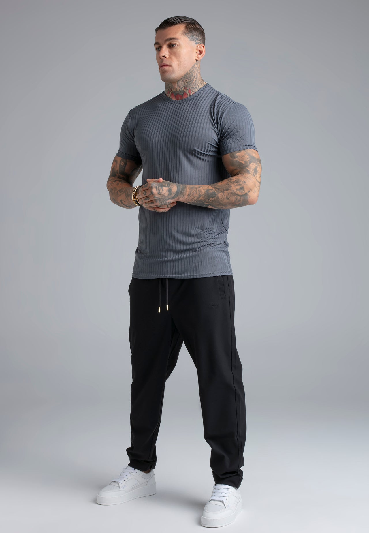 Blue Muscle Fit T-Shirt (3)