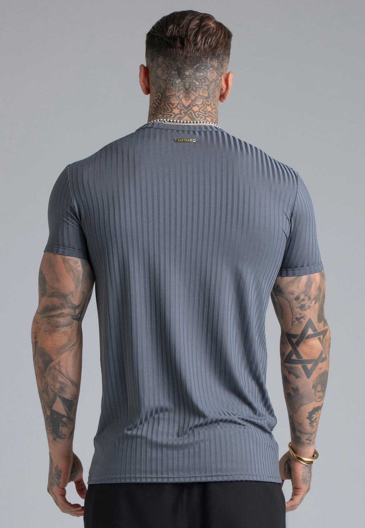 Blue Muscle Fit T-Shirt (4)