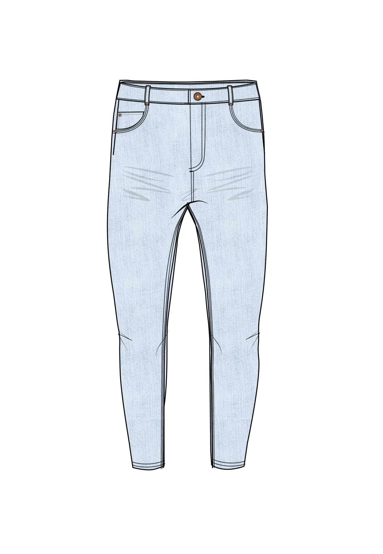 Light Blue Skinny Jeans