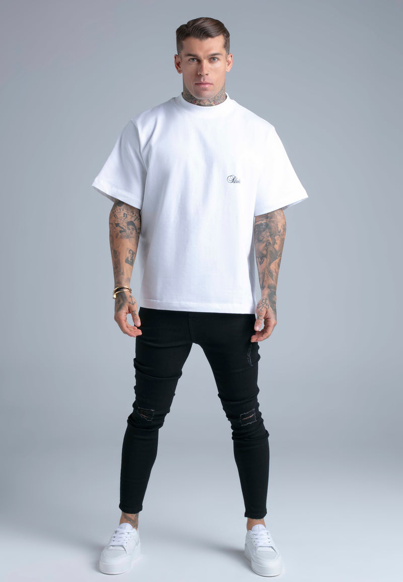 Black Distressed Skinny Jeans (1)