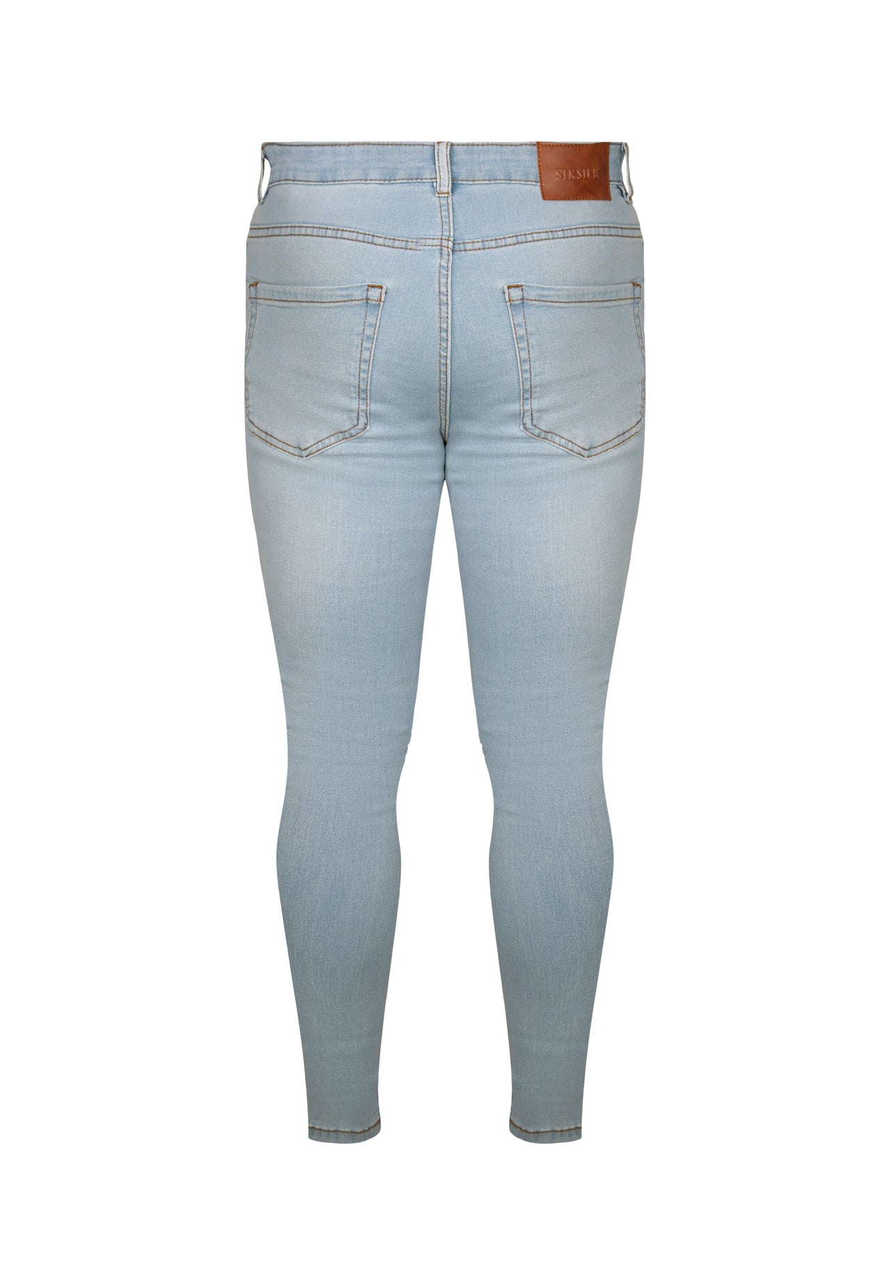 Light Blue Distressed Skinny Jeans (6)