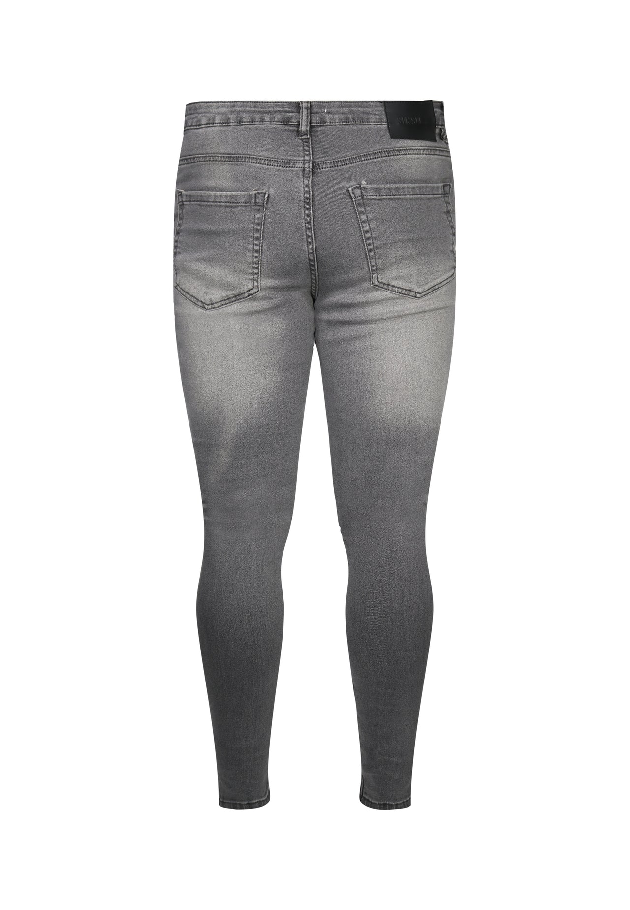 Grey Distressed Skinny Jeans (6)