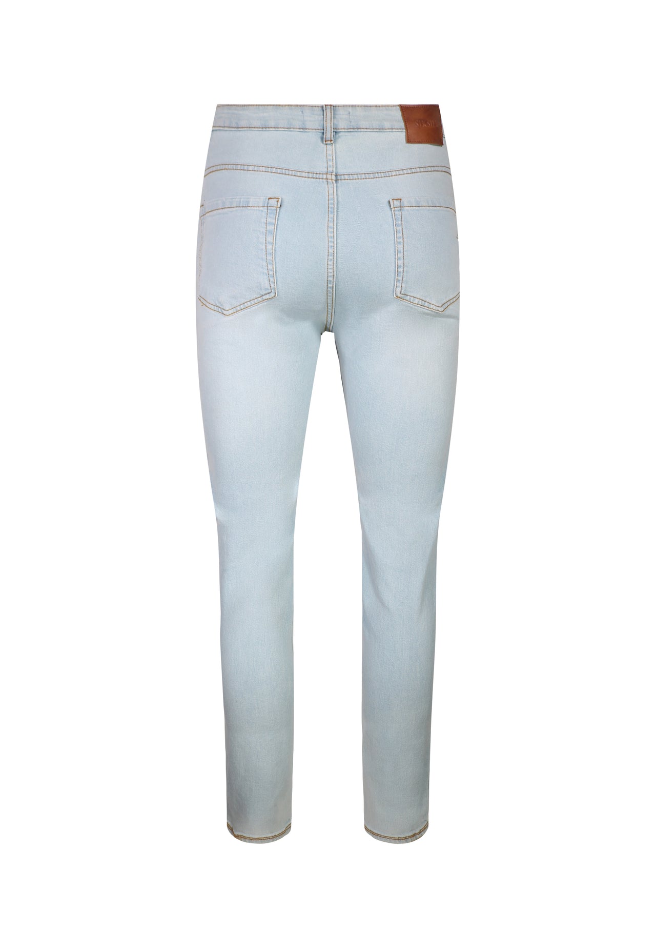 Slim Fit Jeans Washed Light Blue (6)