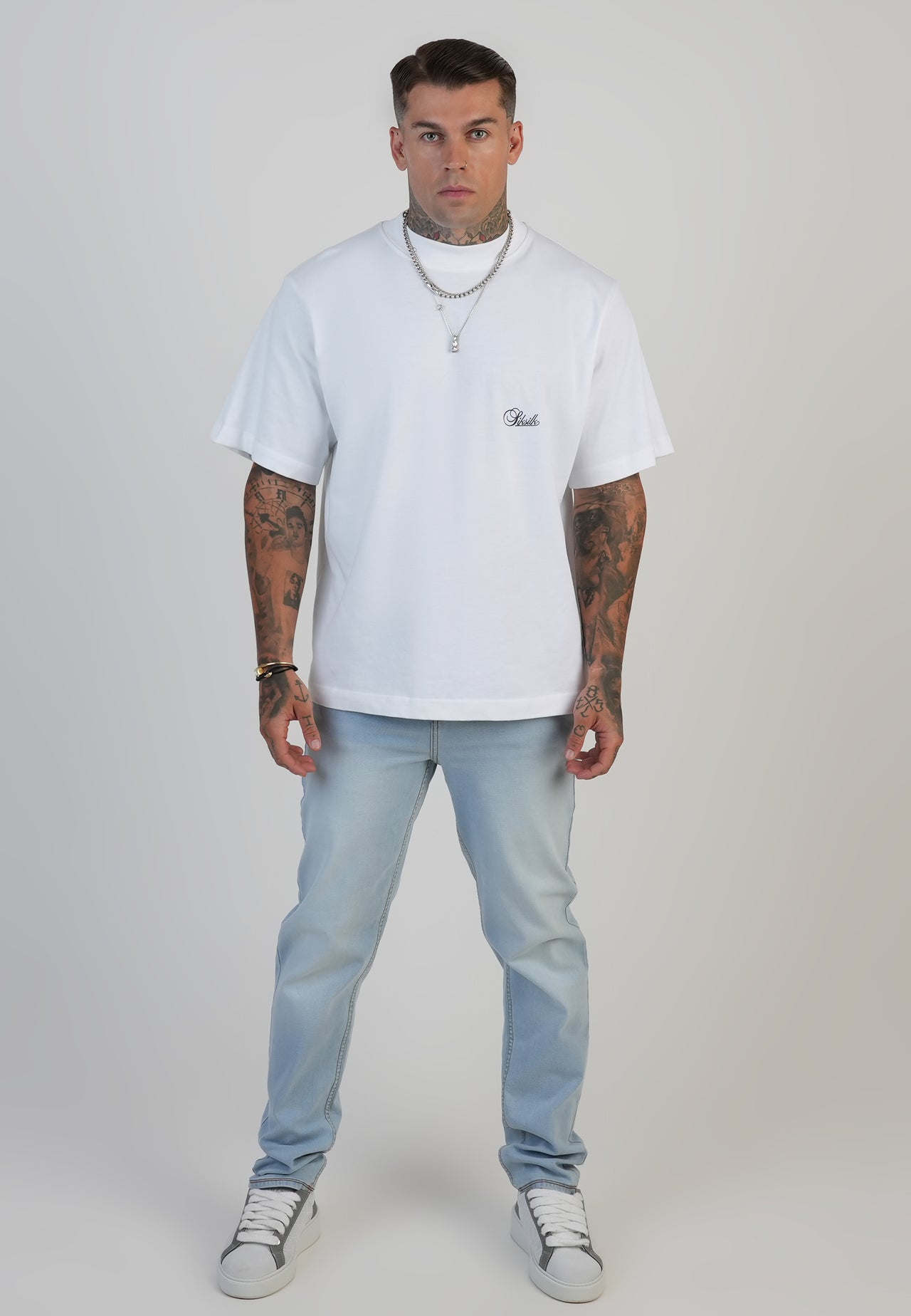 Washed Light Blue Slim Fit Jeans (3)