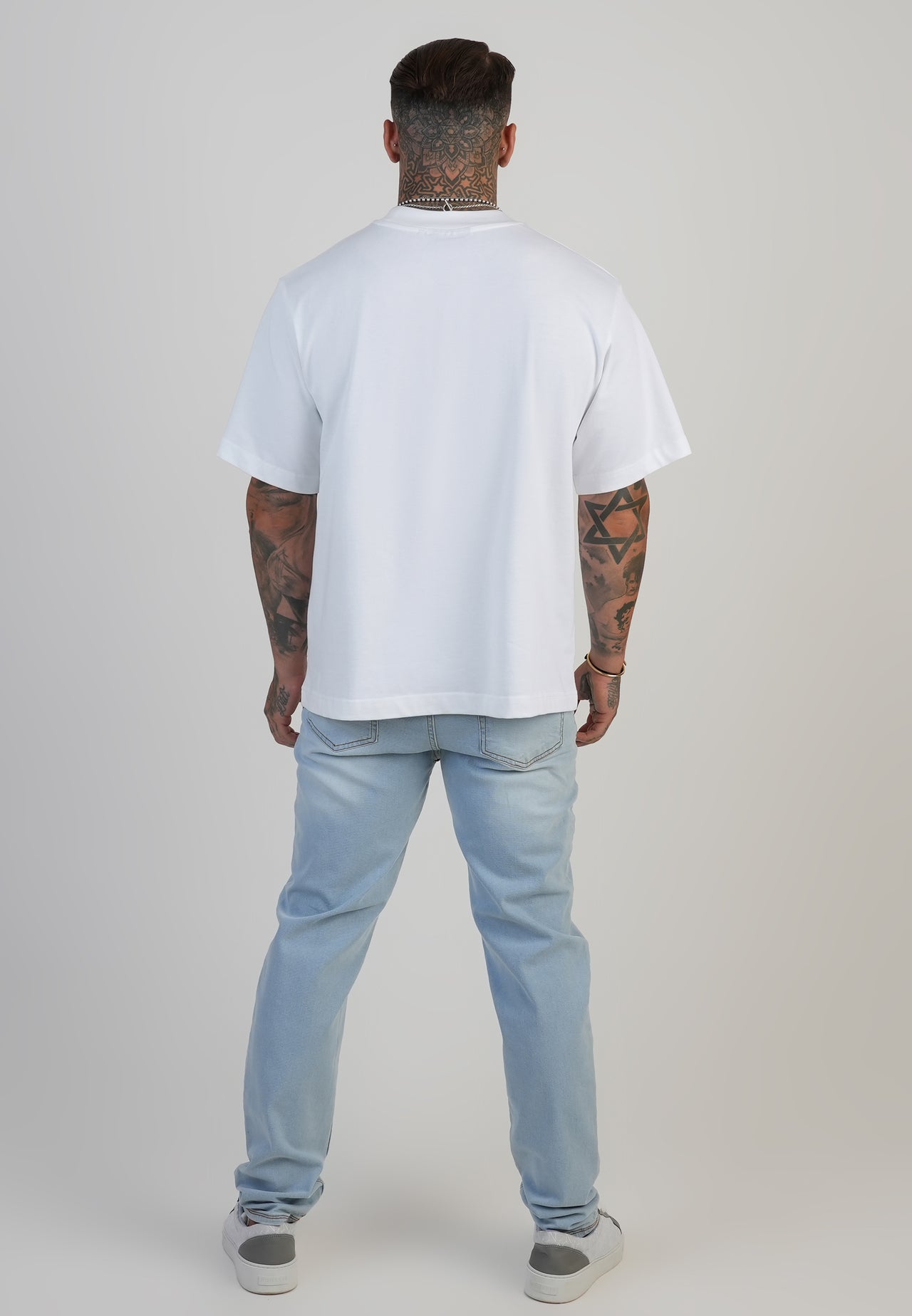 Washed Light Blue Slim Fit Jeans (4)