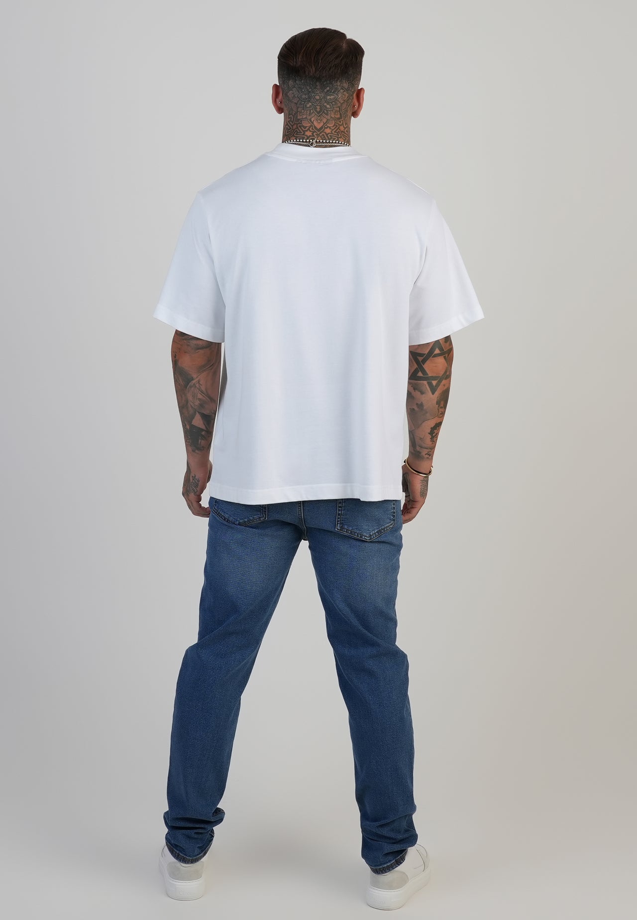 Washed Mid Blue Slim Fit Jeans (4)