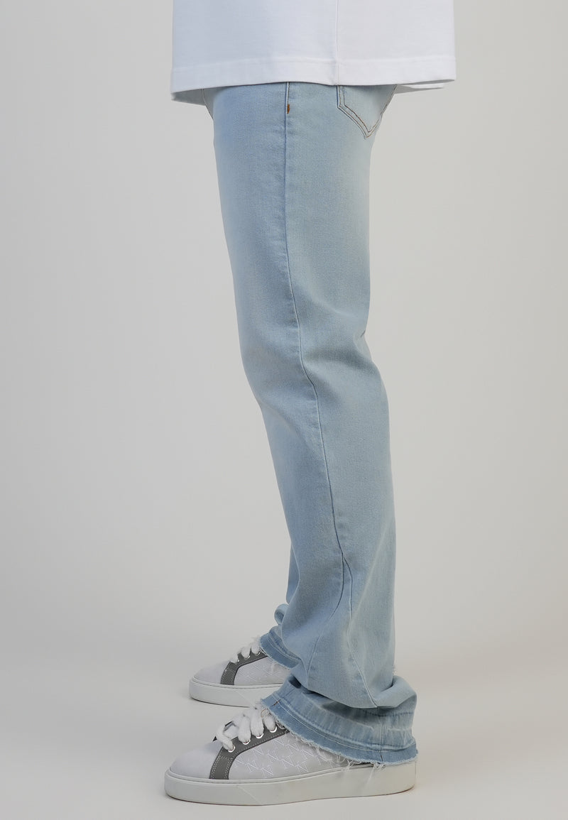 Light Blue Flare Fit Jeans (1)