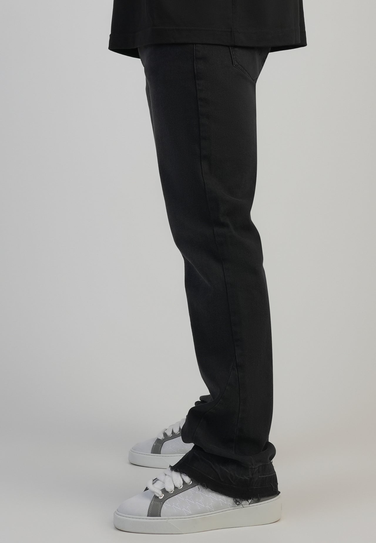Black Flare Fit Jeans