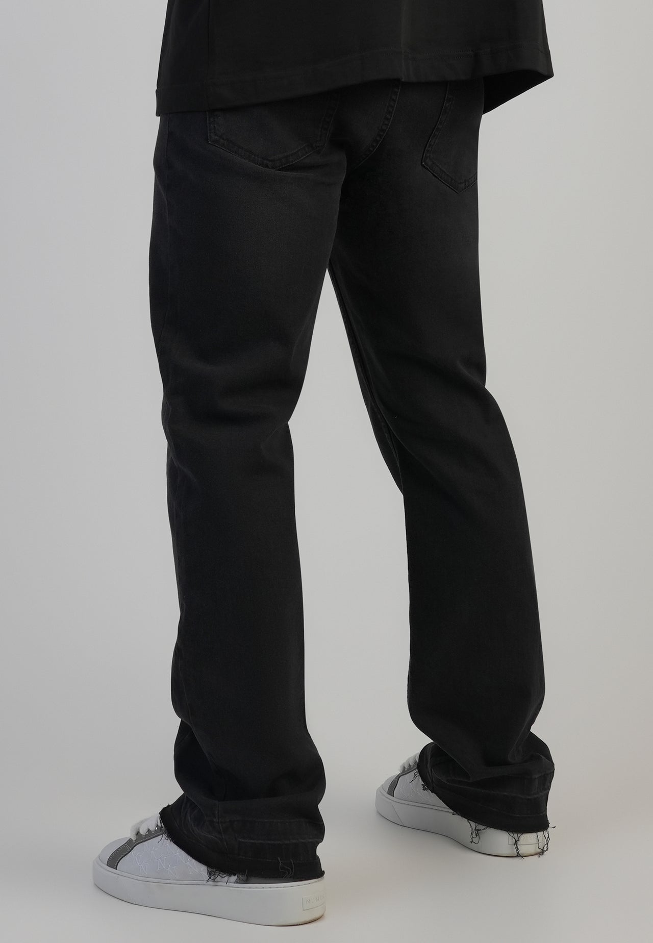 Black Flare Fit Jeans (2)