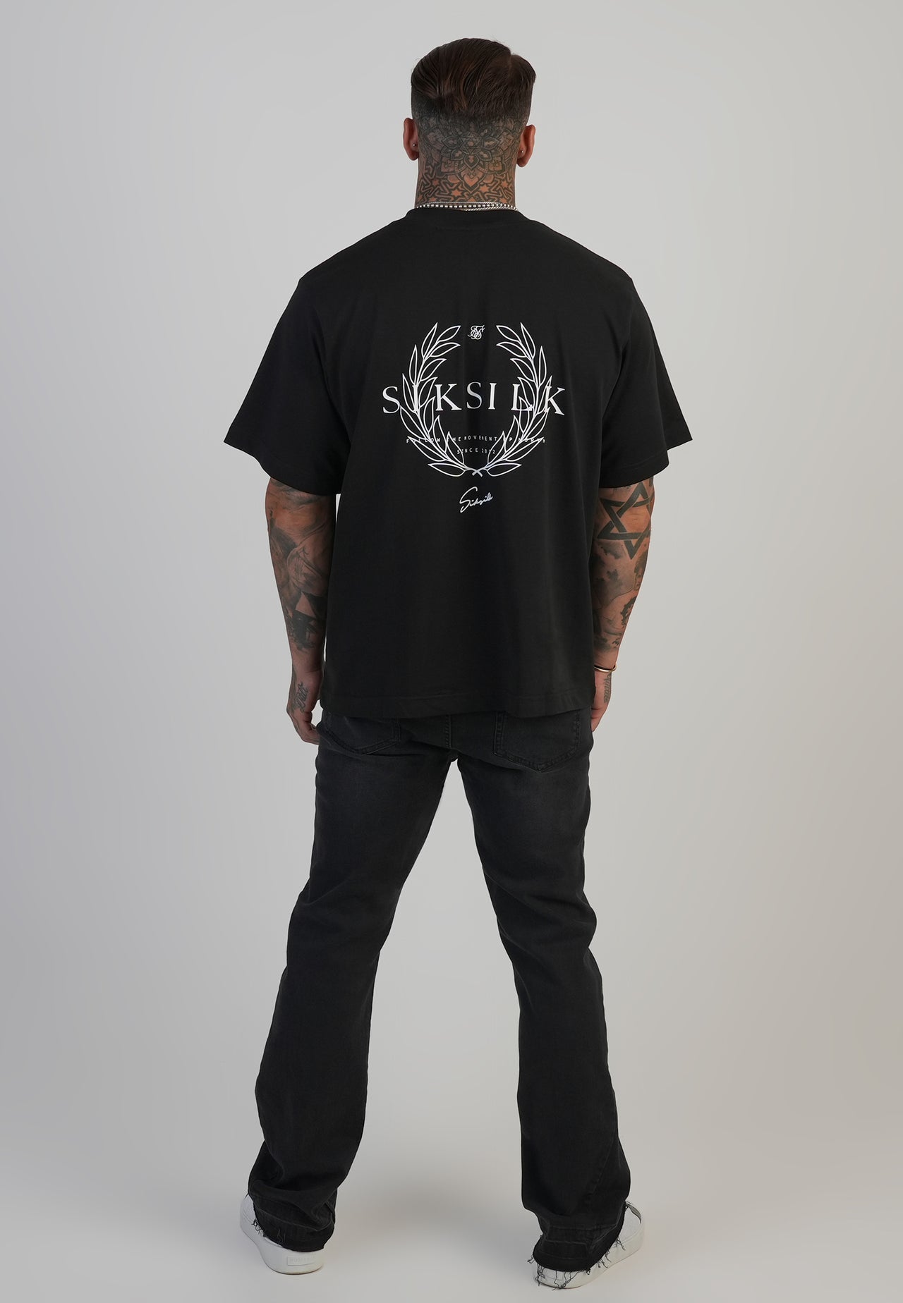 Black Flare Fit Jeans (4)