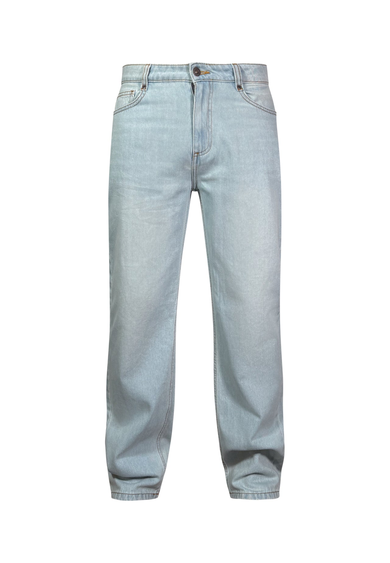 Straight Fit Jeans Washed Light Blue (5)