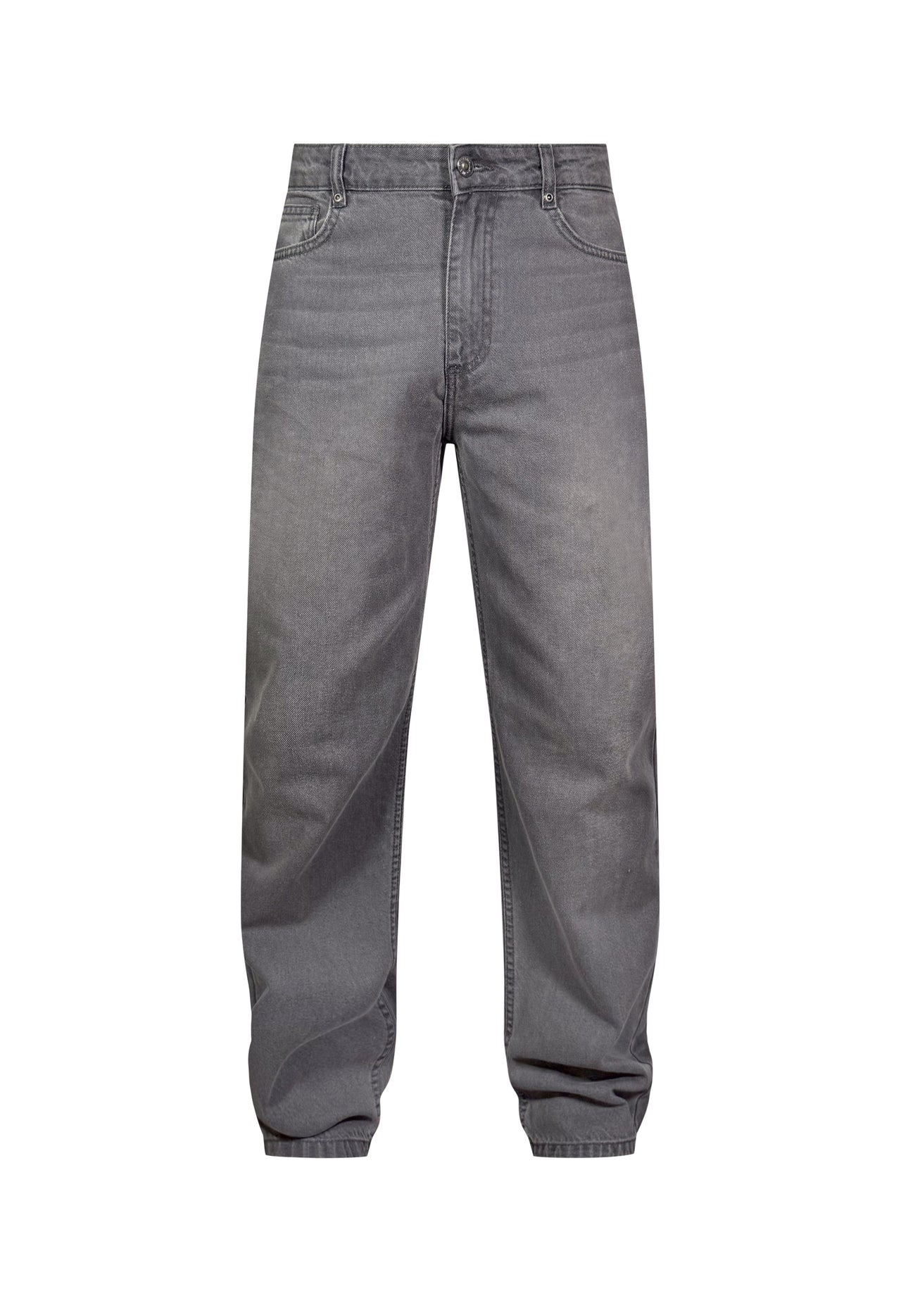 Straight Fit Jeans Washed Mid Grey (5)