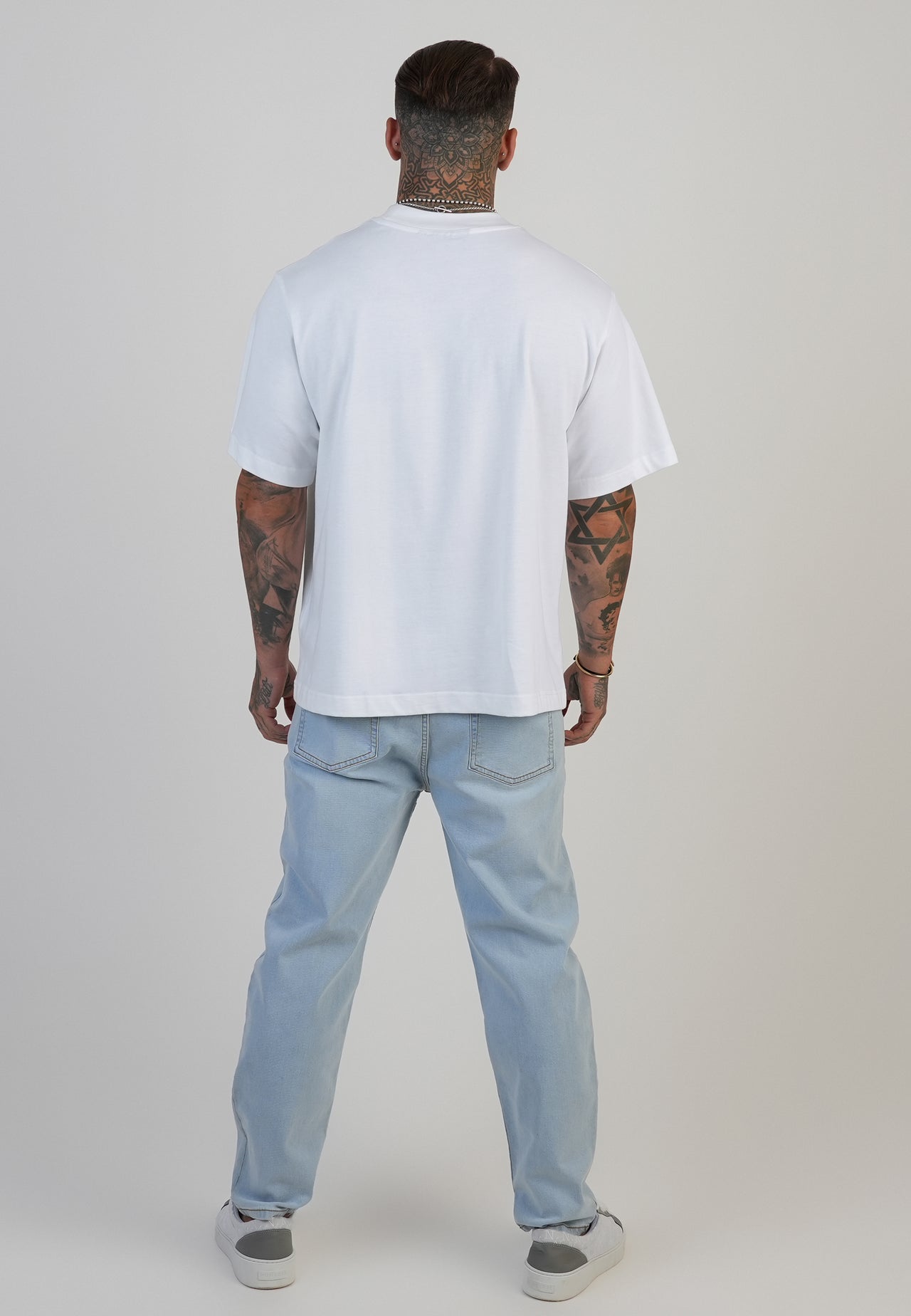 Light Blue Tapered Fit Jeans (4)