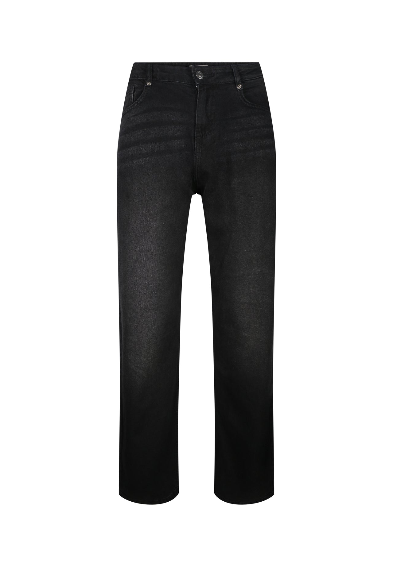 Loose Fit Jeans Washed Black (5)